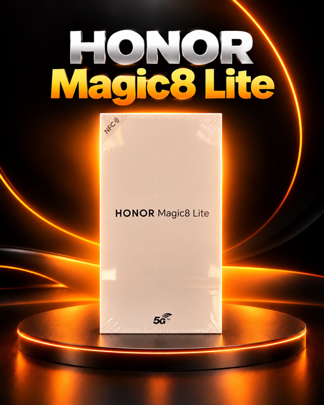 HONOR Magic8 Lite en su caja