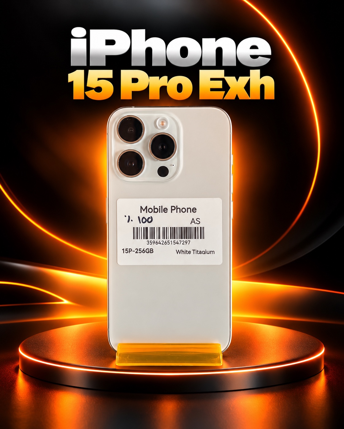 iPhone 15 Pro de exhibición (EXH), 256 GB