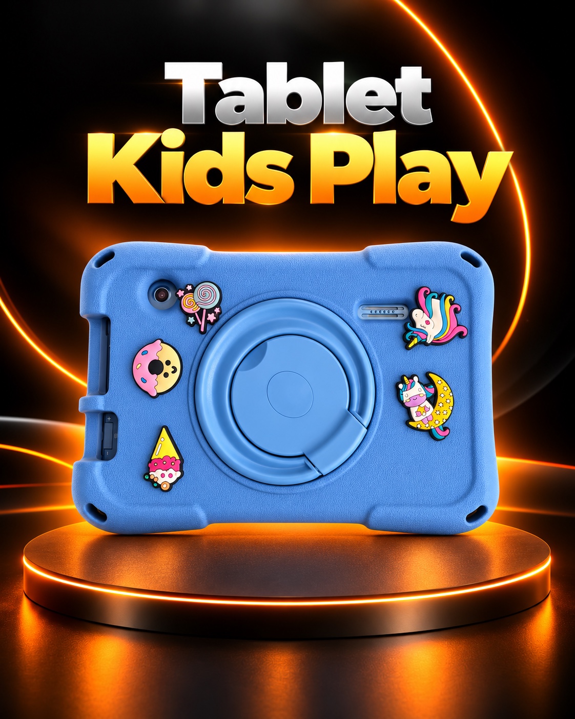 Tablet Kids Play Color azul
