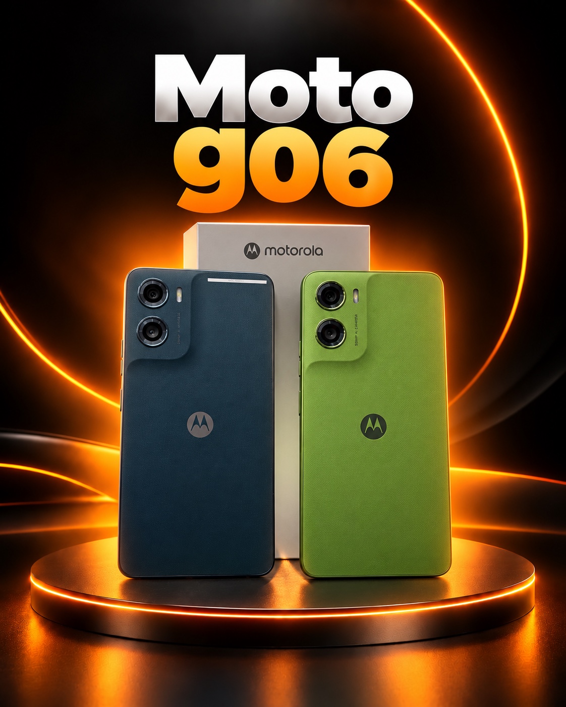 Motorola Moto G06 con su caja en CeluMovil Shop