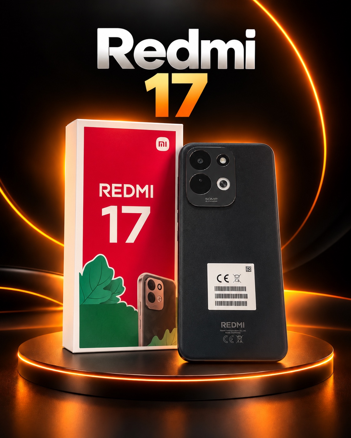 Redmi 17 con su caja en CeluMovil Shop