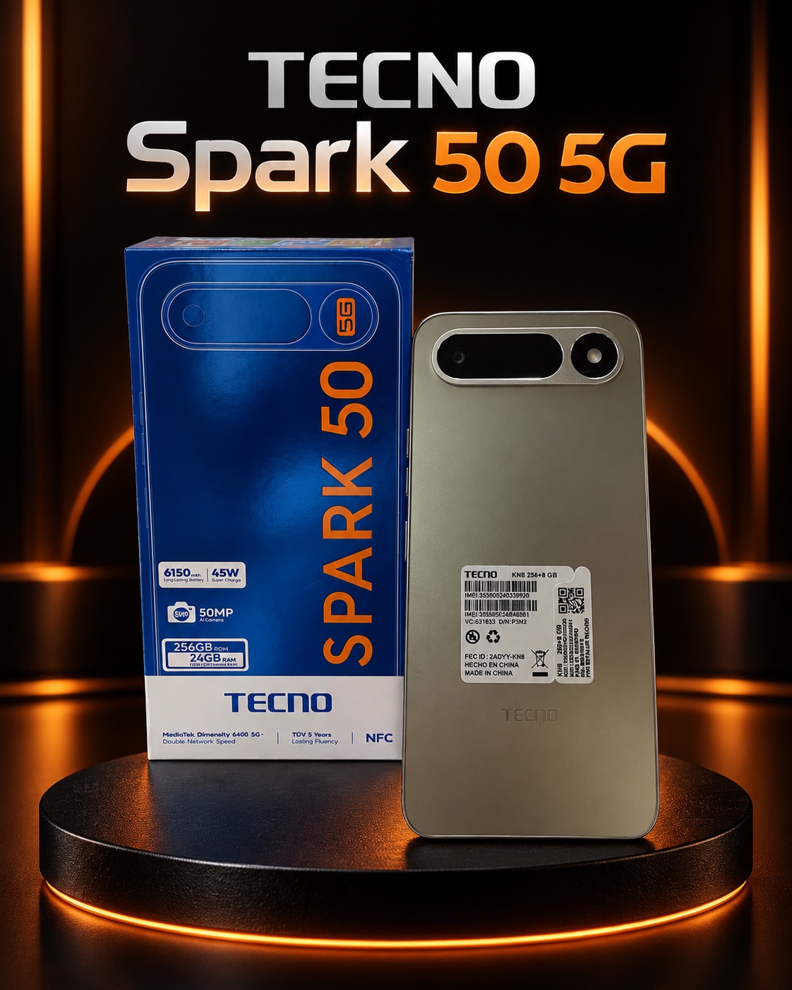 TECNO Spark 50 5G en CeluMovil Shop