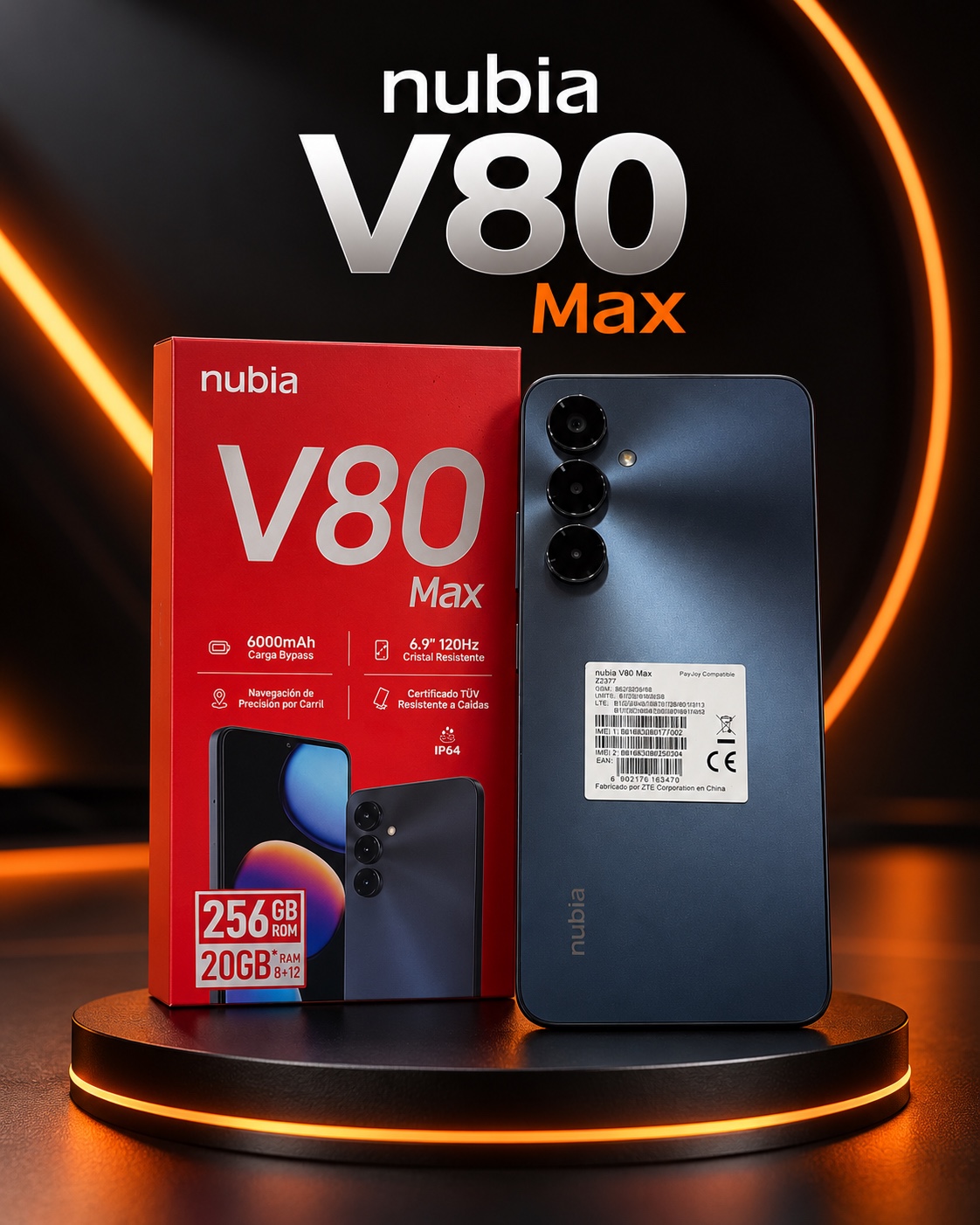 Nubia V80 Max en CeluMovil Shop